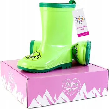 Dívčí obuv Dětské Holínky , gumové holínky Kraina Pingwina OSKAR, velikost 22