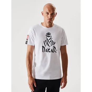 Moto dres Diverse extreme team - Rallye Dakar - triko DKR0122R barva bílá L