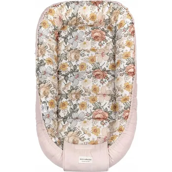 Hnízdečko pro miminko Ander Kojenecký kokon hnízdečko Zavinovačka ohrádka Bavlna Olivier Pink 85x50
