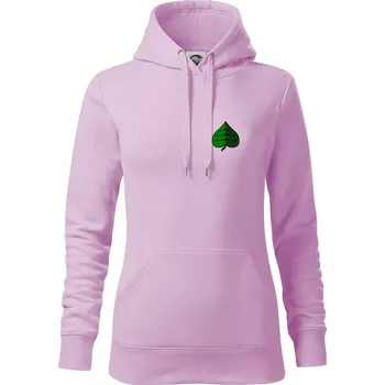 Dámská mikina Prší - Zelený - Mikina dámská Cape s kapucí - S ( Orchid )