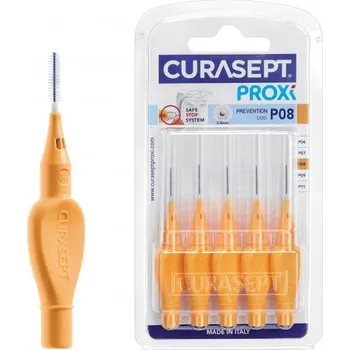 Dentální hygiena CURASEPT PROXI P08 světle oranžové mezizubní kartáčky 5 ks