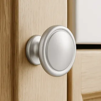 Nábytkové kování Interex Úchytka knopka SIMON / Chrom matný