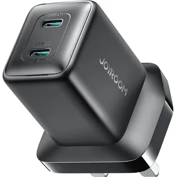 Joyroom JR-TCG17 45W nabíječka do zásuvky 2 x USB-C (britská zástrčka) - černá