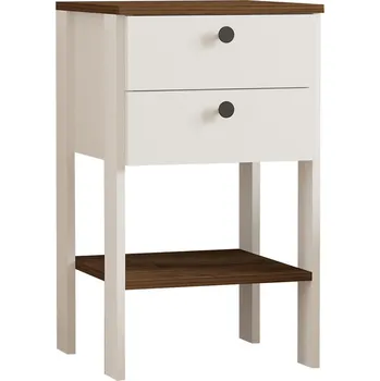 Noční stolek Noční stolek Ruzisa Walnut, tmavě hnědá