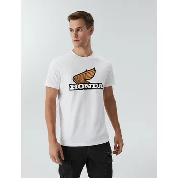 Moto dres Diverse extreme team - Honda retro triko HND02 barva bílá XL