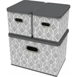 Home Life Úložný box s víkem 3 ks