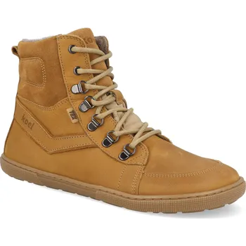 Dětská móda Barefoot zimní boty Koel - Fox Hydro Miel hnědé Velikost: 38