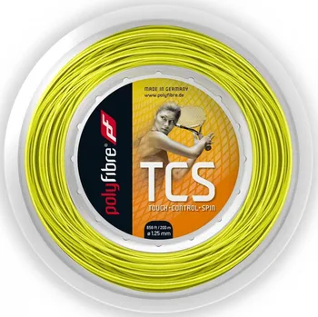 Struna na výplet tenisové rakety Tenisový výplet Polyfibre TCS (200 m) - yellow Žlutý (1.30 mm)