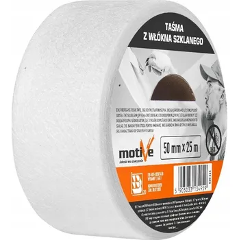 MOTIVE SKLOLAMINÁTOVÁ PÁSKA FLÍS PRO SPOJOVÁNÍ SÁDROKARTONOVÝCH DESEK 50MM x 25M