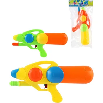 Pistole vodní 33cm se zásobníkem na vodu 3 barvy plast v sáčku | 829422