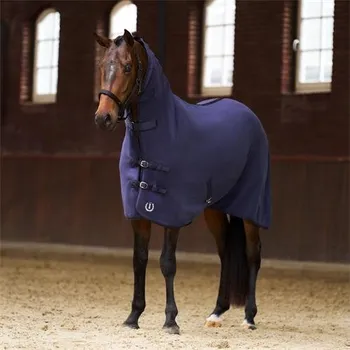 Vybavení pro koně Odpocovací deka s krkem IRH Fundamental AW 25/26, modrá - vel. 145/195 cm