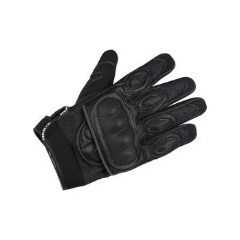 Moto rukavice NERVE Sporty sportovní černé letní rukavice na motorku M