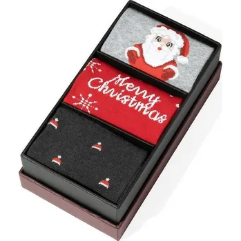 Pánské oblečení Ponožky Steven art.196/1 Boxy Świąteczne A'3 41-43 směs barev 41-43