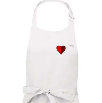 Kuchyňská zástěra Prší - Červený - Pánská zástěra na vaření - Univerzální velikost ( Bílá )