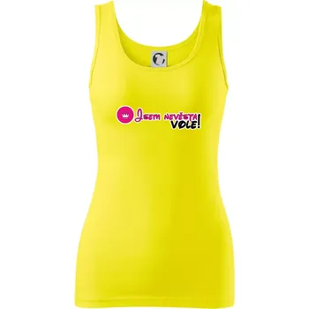 Jsem nevěsta vole! - Dámské tílko - M ( Citrónová )