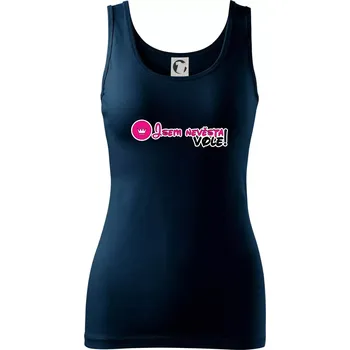 Dámské tričko Jsem nevěsta vole! - Dámské tílko - XS ( Námořní modrá (velmi tmavá - téměř černá) )