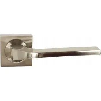 Dveřní kování Interiérová klika Domino Krátká, Čtvercová rozeta