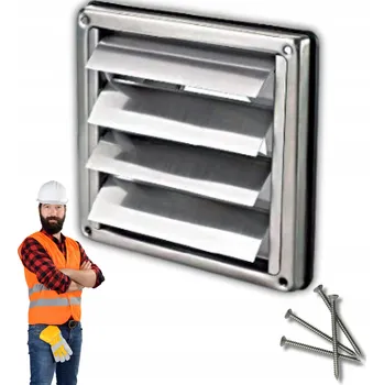 Větrací mřížka Ventilační mřížka Sání/výfuky Flexiva stříbrná