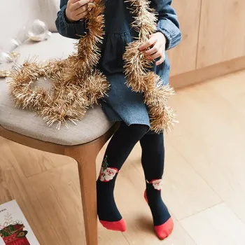 Dámské punčochy Dětské punčochy Vánoční - 80-86 / tmavě modrá