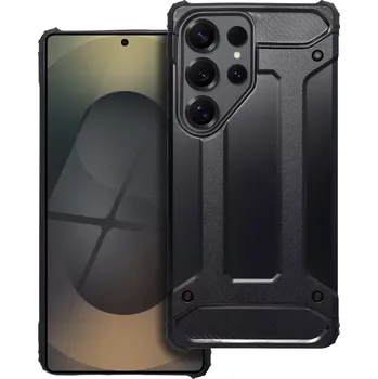 Pouzdro na mobilní telefon Odolné pouzdro Armor Samsung Galaxy S25 Ultra – černé (Odolné pouzdro Armor pro Samsung Galaxy S25 Ultra – dvouvrstvá konstrukce, Air Cushion technologie a maximální ochrana)