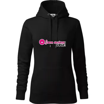 Dámská mikina Jsem nevěsta vole! - Mikina dámská Cape s kapucí - S ( Černá )