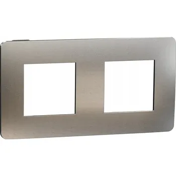 Elektrická zásuvka Dvojitý Rámeček Schneider Electric černý