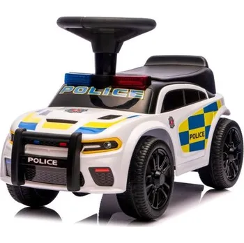 Odrážedlo Jezdítko J3 BÍLÉ POLICE Hudba, světla, nárazník