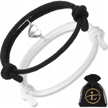 Náramek SOLIDNÍ Náramky Přátelství PRO NĚJ PÁRY Magnetické SRDCE Na Valentýna