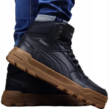 Pánské tenisky Puma pánské sportovní zimní boty tenisky Puma kožené vysoké velikost 45