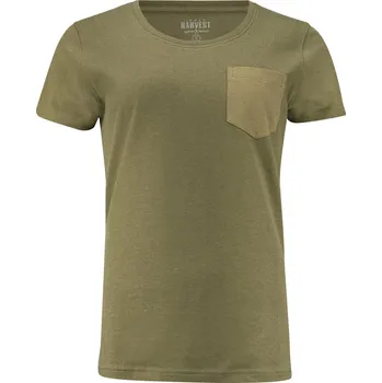 pracovní tričko James Harvest Tričko Walcott T-Shirt Women, Two-Tone, krátký rukáv, dámské COT62400957003-moss green L Zelená mechová