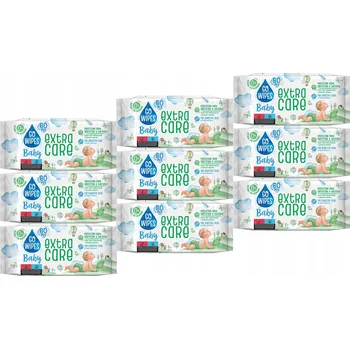 Hygienický ubrousek Vlhčené ubrousky GoWipes Extra Care 1 x 60 ks