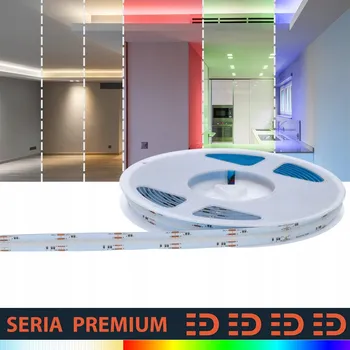 LED osvětlení LED pásek Premium 24V COB 840 LED RGB+CCT (role 5m) RGB + Nastavitelná bílá