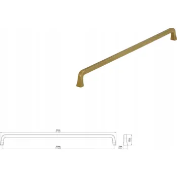 Nábytková úchytka SIRO 2525-331ZN83 starožitné zlato