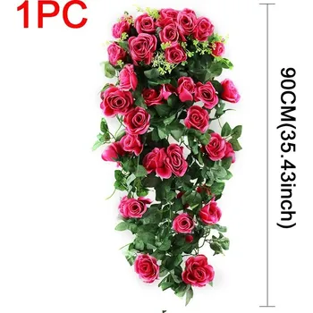umělá květina Umělé závěsné květiny | dekorace - 1 ks růže růže