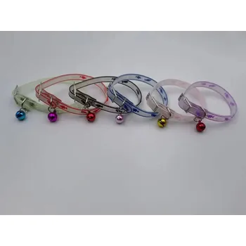 Obojek pro psa Svítící kočičí obojek s rolničkou | doplněk 1 ks náhodná barva - XY