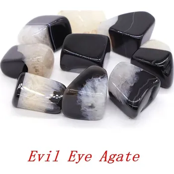 Sběratelství Žlutý leopard jaspis tromlovaný kámen | dekorace - Achát pro zlé oko , 1 KS