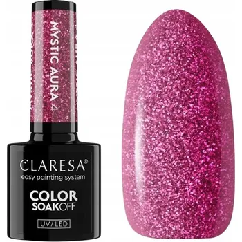 Lak na nehty CLARESA HYBRIDNÍ LAK S GLITRY RŮŽOVÝ 5 g