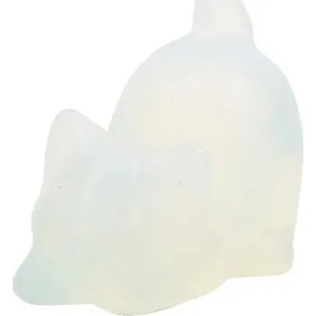 Kočičí soška z přírodního kamene | dekorace | figurka - Styl 6