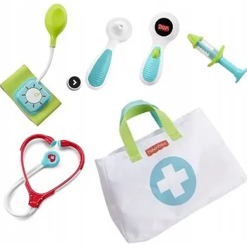 Výuková hračka SADA KUFŘÍK DOKTORA ZDRAVOTNÍ SESTRY TAŠKA S PŘÍSLUŠENSTVÍM PRO DÍTĚ