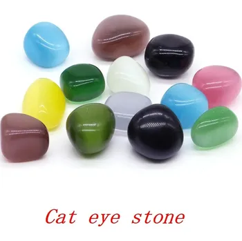 Přírodní kámen Žlutý leopard jaspis tromlovaný kámen | dekorace - Kámen kočičího oka , 1 KS