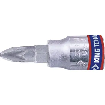 Gola hlavice Hlavice zástrčná King Tony 1/4 CrV Křížová PZ1 203801