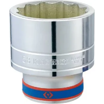 Gola hlavice Hlavice nástrčná King Tony 1 CrV 12 hran, 36mm 833036M