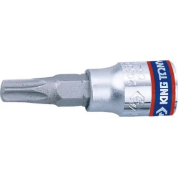 Gola hlavice Hlavice zástrčná s otvorem King Tony 1/4 CrV TORX T25 203725