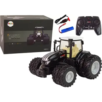 RC model auta Dálkově ovládaný traktor 2,4 GHz černý kov 1:24