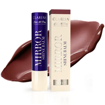 Lesk na rty Claresa MIRROR SHINE BALM CARE ALL DAY lesk na rty v tyčince Mad Hatter, 3 g