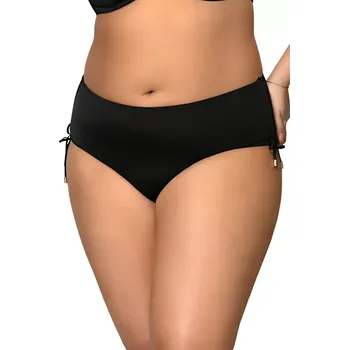 Dámské oblečení Spodní díl plavek 13/2 black - AVA černá 3XL
