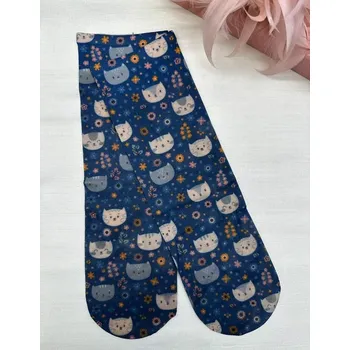 Dámské ponožky Dámské ponožky Cat Lover (2) 30 den - Uni / modrá