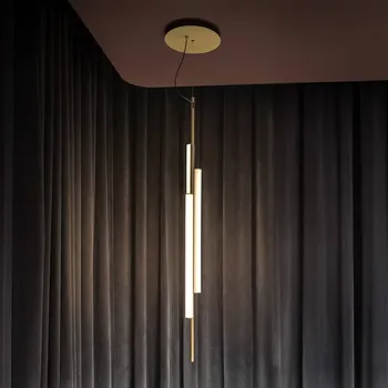 MARSET LED závěsné světlo Ambrosia 130 s plug-in 3000K zlatá barva zlato LED 28,8 W celkem - Doprava zdarma