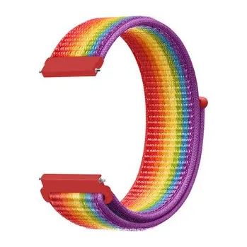 Chytré hodinky Nylonový řemínek 22mm, Duhová (cs, STRAPIDO)