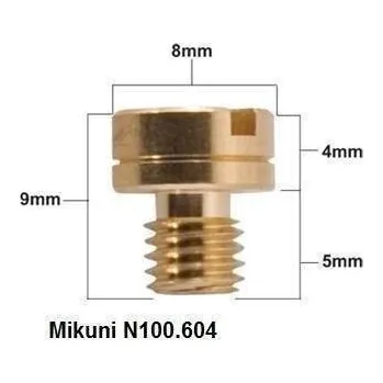 Karburátor PROX hlavní tryska MIKUNI TYP N100/604 průměr #115 (1 ks)